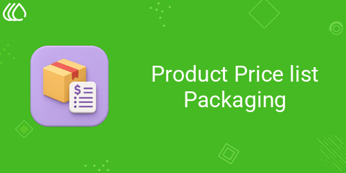 Product Price list Packaging