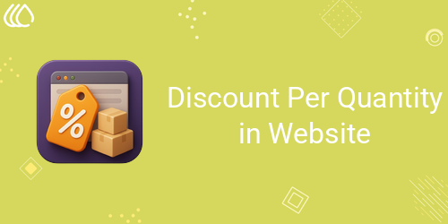 Discount Per Quantity in Website || Discount Per Quantity in Shop