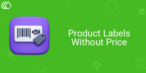 Product Labels Without Price