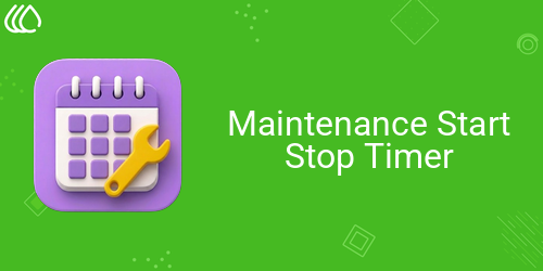 Maintenance Start Stop Timer