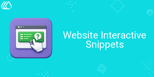 Website Interactive Snippets