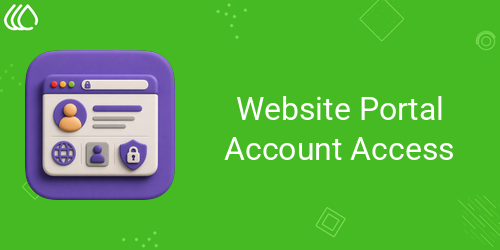 Website Portal Account Access