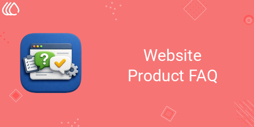 Website Product FAQ