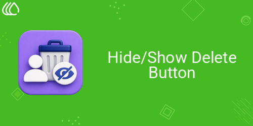 Hide/Show Delete Button