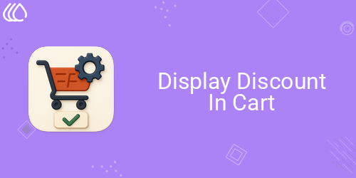 Display Discount In Cart | Website Cart Advance