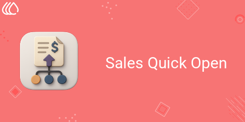 Sales Quick Open | Display Delivery from Sale Order | Invoices from Sales | MRP Order from Sales Orders | Purchase Order from Sale | Sales Invoice Quick Open