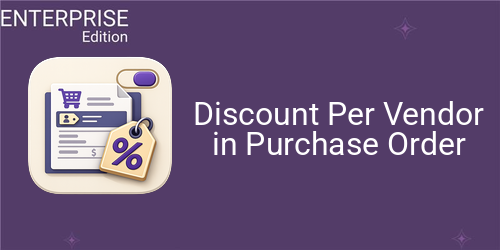 Discount Per Vendor in Purchase Order For Enterprise