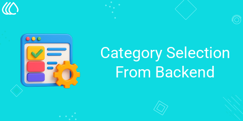 Category Selection From Backend