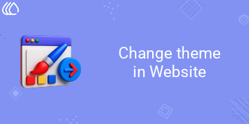 Change theme in Website