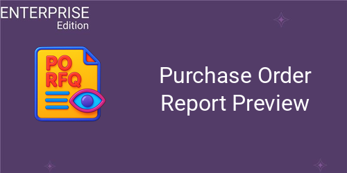 Purchase Order Report Preview For Enterprise