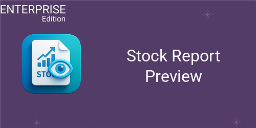Stock Report Preview For Enterprise