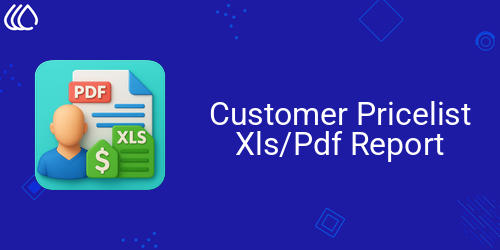 Customer Pricelist xls/pdf Report