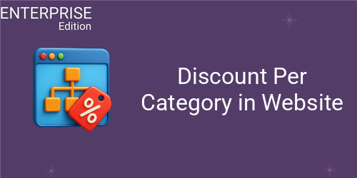 Discount Per Category in Website For Enterprise