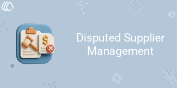 Disputed Supplier Management