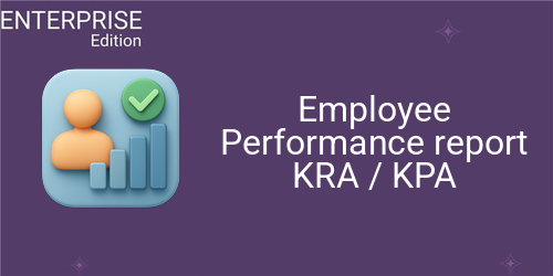 Employee Performance report KRA / KPA For Enterprise