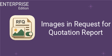 Images in Request for Quotation Report For Enterprise