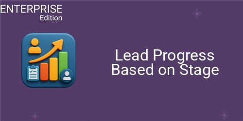 Lead Progress Based on Stages For Enterprise