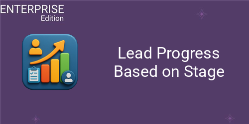 Lead Progress Based on Stages For Enterprise