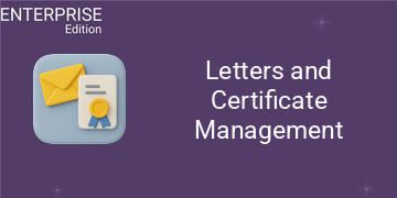 Letters and Certificate Management For Enterprise