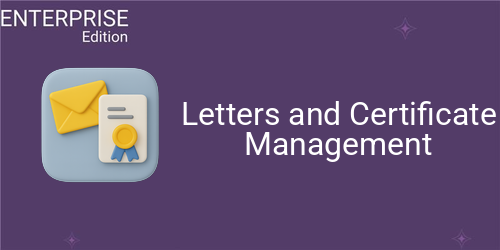 Letters and Certificate Management For Enterprise