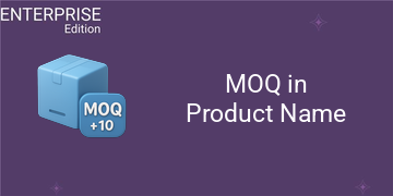 MOQ in Product Name For Enterprise