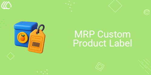 MRP Custom Product Label With Direct Print