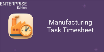 Manufacturing Task Timesheet For Enterprise