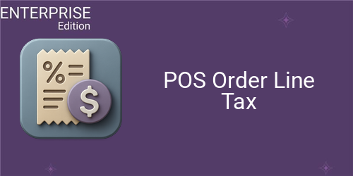 POS Order Line Tax For Enterprise