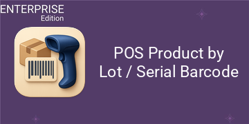 POS Product by Lot / Serial Barcode For Enterprise