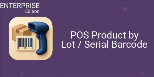 POS Product by Lot / Serial Barcode For Enterprise