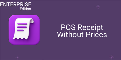 POS Receipt Without Prices For Enterprise