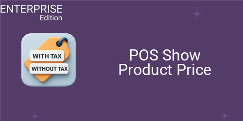 POS Show Product Price For Enterprise