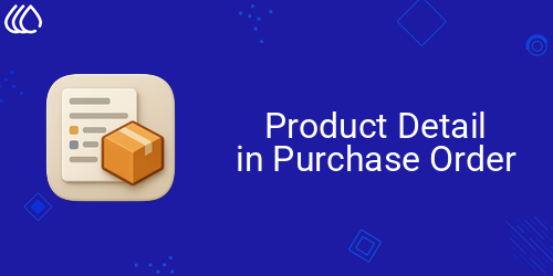 Product Detail in Purchase Order