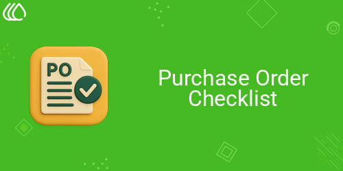 Purchase Order Checklist