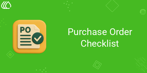Purchase Order Checklist