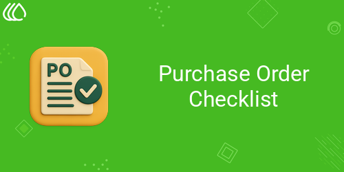 Purchase Order Checklist