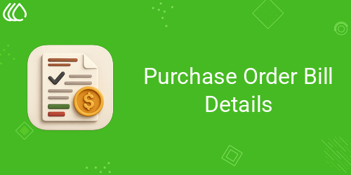 Purchase Order Bill Details