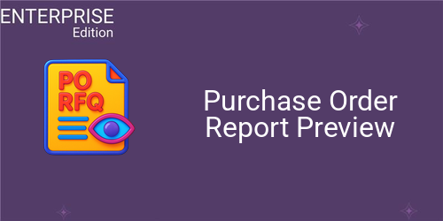 Purchase Order Report Preview For Enterprise