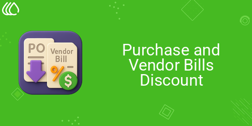 Purchase and Vendor Bills Discount