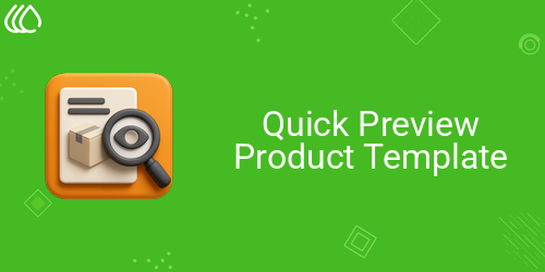 Quick Preview Product Template