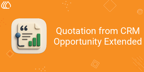 Quotation from CRM Opportunity Extended