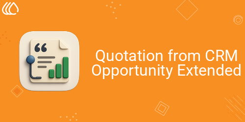 Quotation from CRM Opportunity Extended