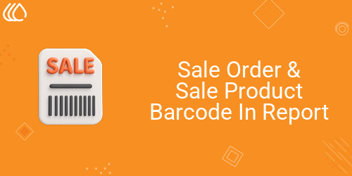 Sale Order & Sale Product Barcode In Report