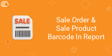 Sale Order & Sale Product Barcode In Report