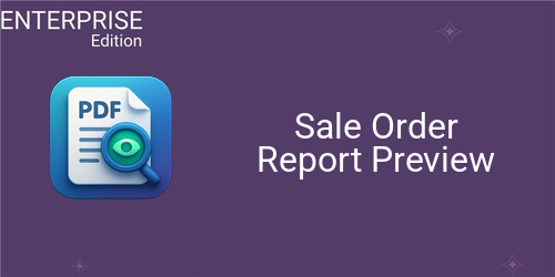 Sale Order Report Preview For Enterprise