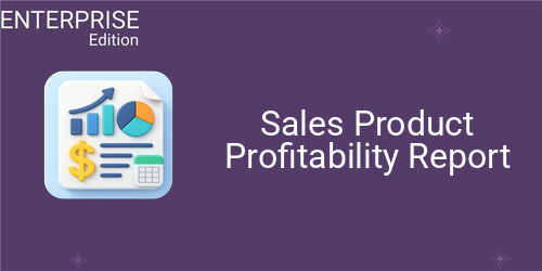 Sales Product Profitability Report For Enterprise