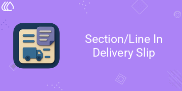 Section In Delivery Slip