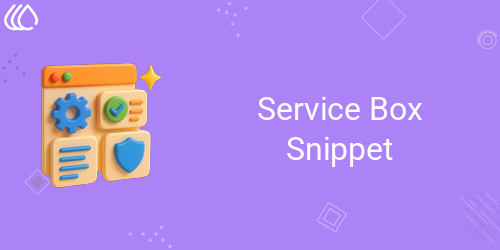 Service Box Snippet