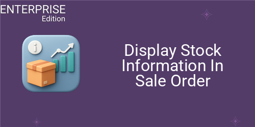 Stock Detail In Sale Order For Enterprise