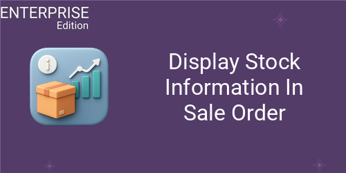 Stock Detail In Sale Order For Enterprise